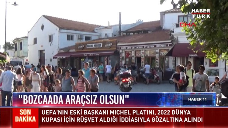 "Bozcaada araçsız olsun"