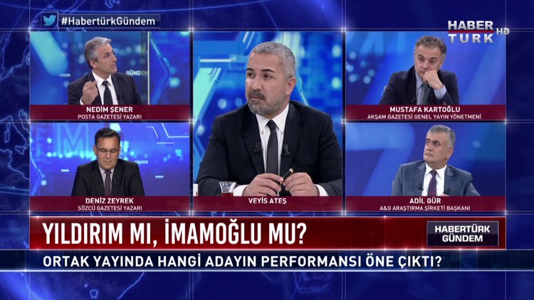 Habertürk Gündem - 18 Haziran 2019 (Yıldırım-İmamoğlu ortak yayınının kazananı kim oldu?)