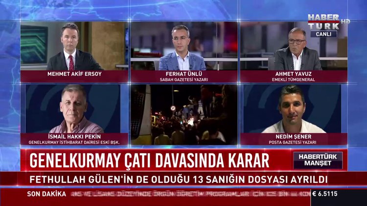 Habertürk Manşet - 20 Haziran 2019 (Genelkurmay çatı davasında karar)