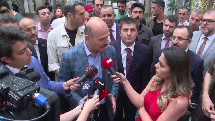 İçişleri Bakanı Soylu basın mensuplarının sorularını yanıtladı