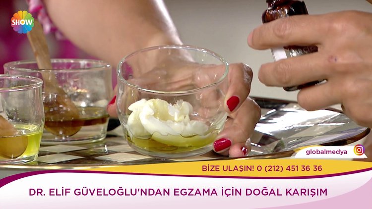 Egzama için doğal karışım