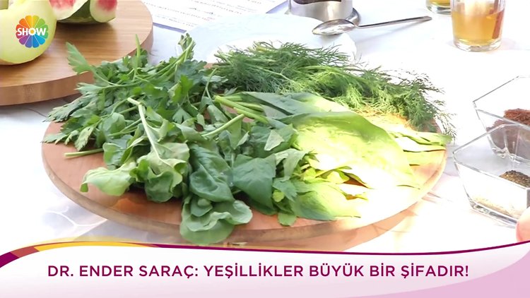 Yeşillikler büyük bir şifadır!