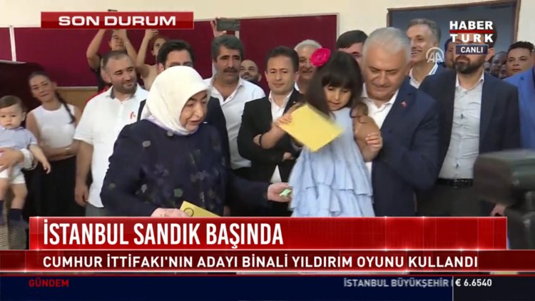Son dakika: AK Parti ve Cumhur İttifakı adayı Yıldırım oyunu kullandı