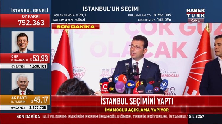 Ekrem İmamoğlu'ndan seçim açıklaması