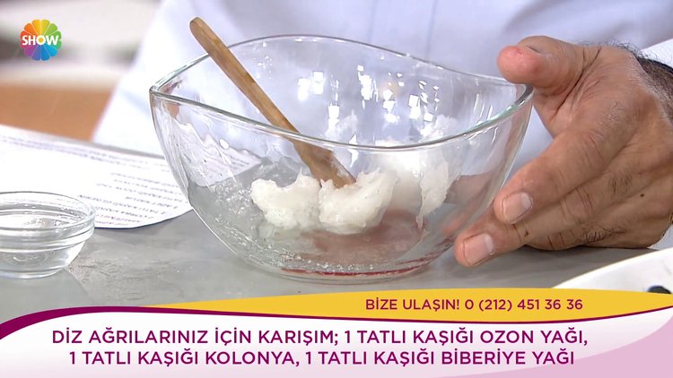 Diz ağrıları için karışım