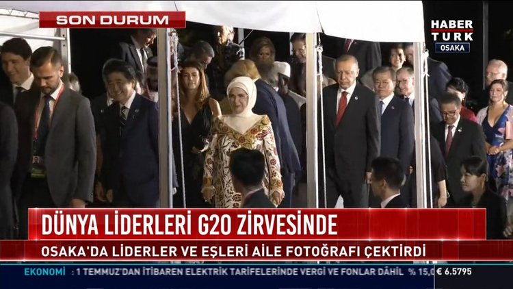 Dünya liderleri G-20 zirvesinde