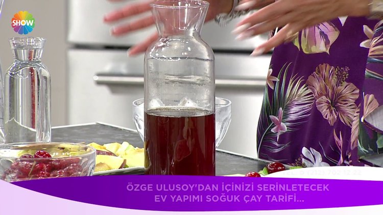 Ev yapımı soğuk çay tarifi