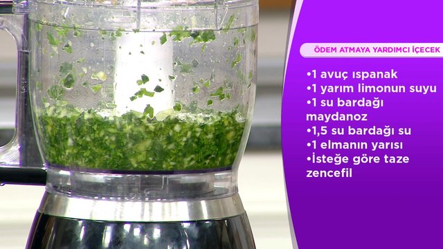 Ödem atmaya yardımcı içecek!