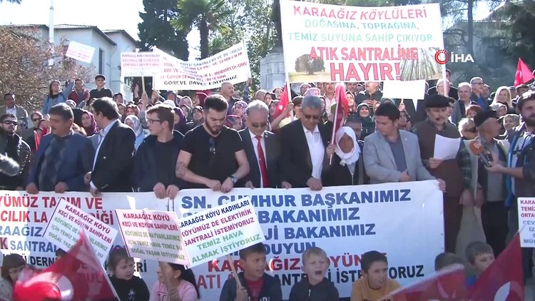Köylülerin azmi santrali yendi