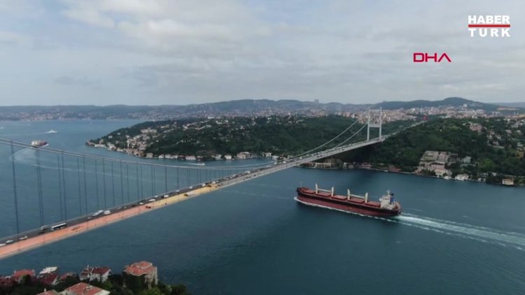 FSM'deki çalışmalarda 1 haftanın ardından son durum havadan görüntülendi