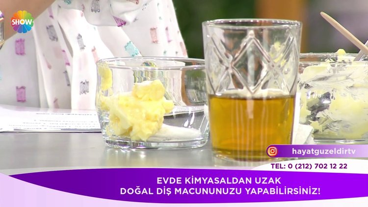 Ev yapımı diş macunu