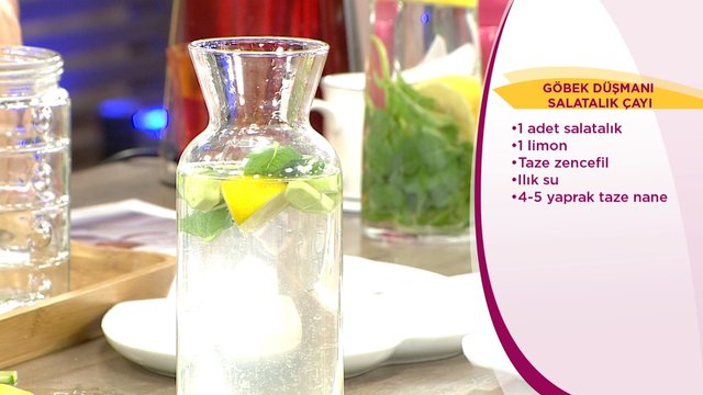 Göbek düşmanı salatalık çayı!