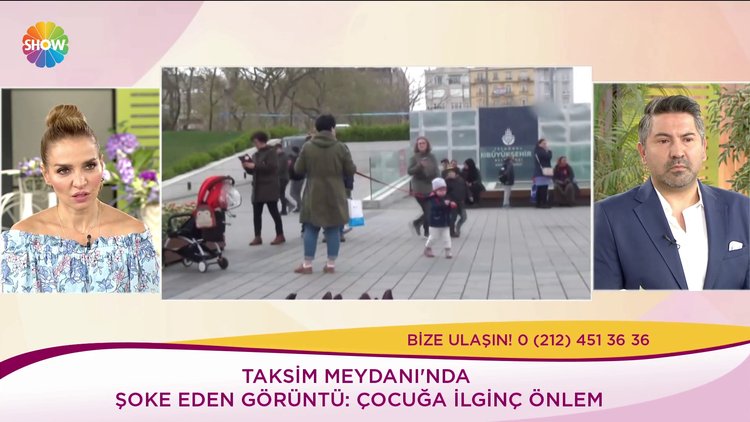 Çocuğa ilginç yöntem!