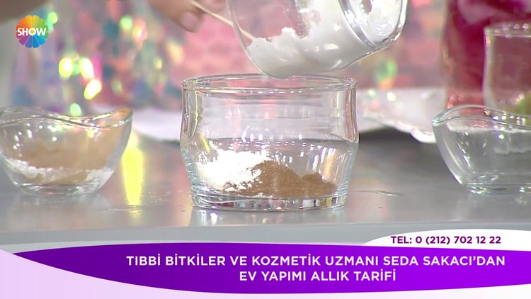 Ev yapımı allık karışımı