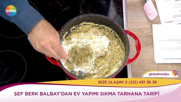 Sıkma tarhana yapımı