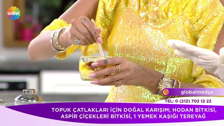 Topuk çatlakları için doğal karışım