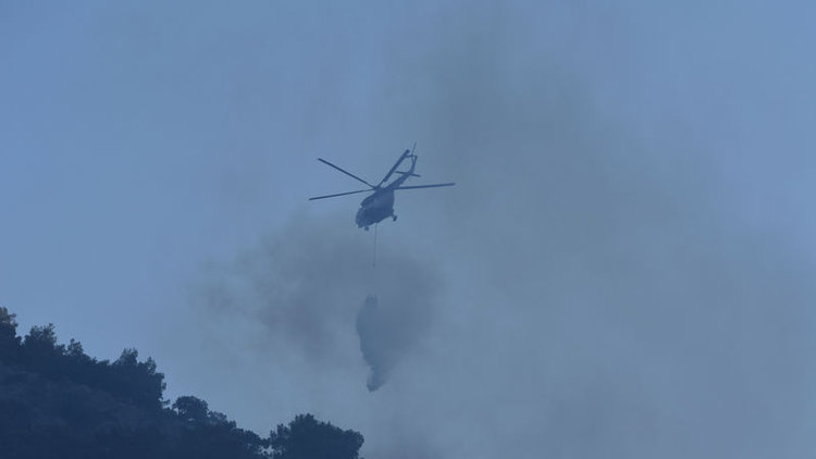 Dalaman'da başlayan yangın Fethiye'ye sıçradı! Müdahale sürüyor