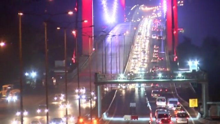 FSM Köprüsü'nün birinci etabı bu gece trafiğe açılıyor