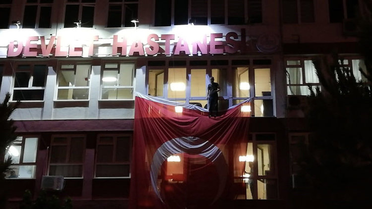 Hastanede intihar girişimi!