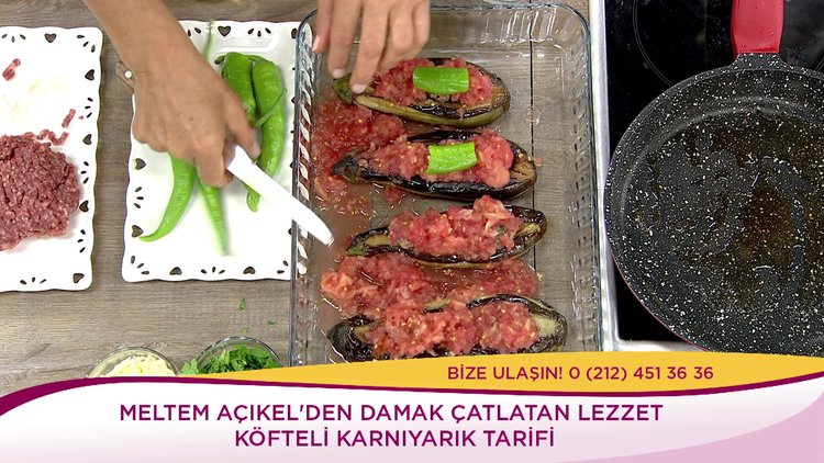 Köfteli karnıyarık tarifi