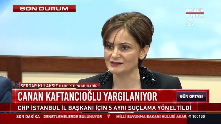 Canan Kaftancıoğlu yargılanıyor