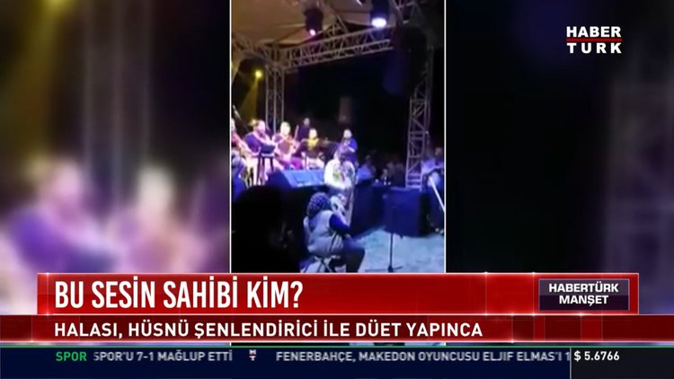 Halası, Hüsnü Şenlendirici ile düet yapınca