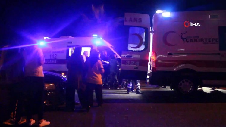 Ordu'da feci kaza! Otomobil yayalara çarptı