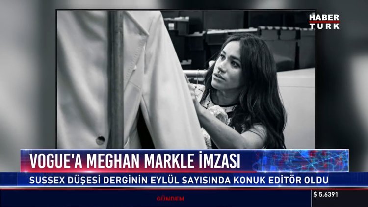 Vogue'a Meghan Markle imzası