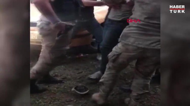 Festivalde kavga eden alkollü gruplarla jandarma arasında arbede!