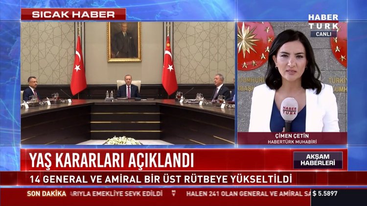 Yüksek Askeri Şura kararları açıklandı