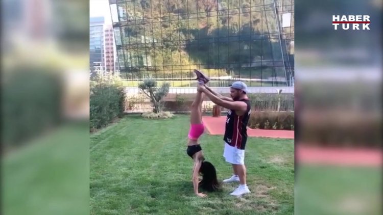 Sinan Akçıl ve Burcu Kıratlı'dan sportif paylaşım