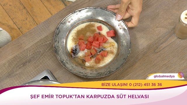 Karpuzda Süt Helvası