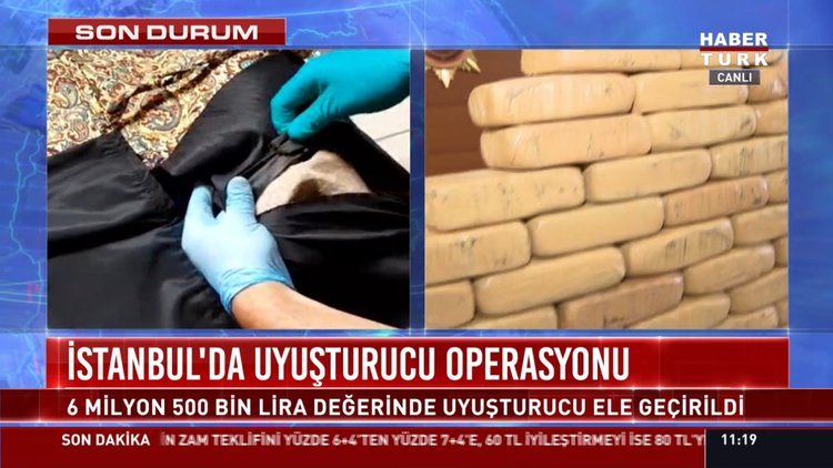 İstanbul'da uyuşturucu operasyonu