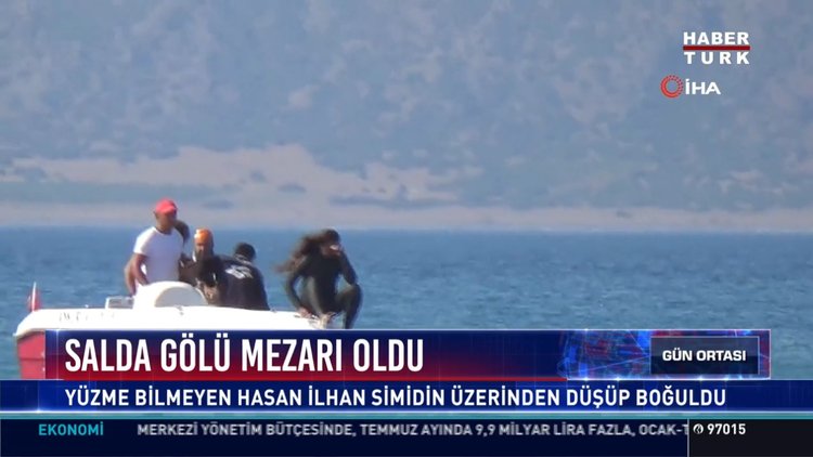 Salda Gölü mezarı oldu