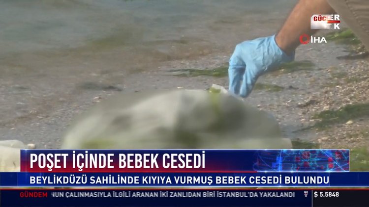 Beylikdüzü Sahili'nde bebeğin cansız bedeni kıyıya vurdu
