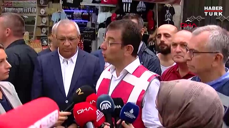 İBB Başkanı İmamoğlu'ndan sel açıklaması