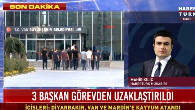Son dakika: Diyarbakır, Van ve Mardin belediyelerine operasyon