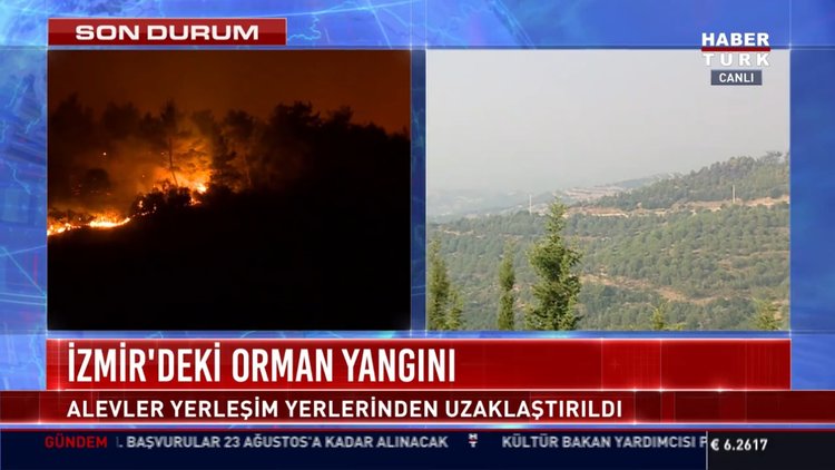 İzmir'deki yangın 3. gününde de söndürülemiyor