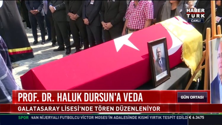 Prof. Dr. Haluk Dursun'a Veda