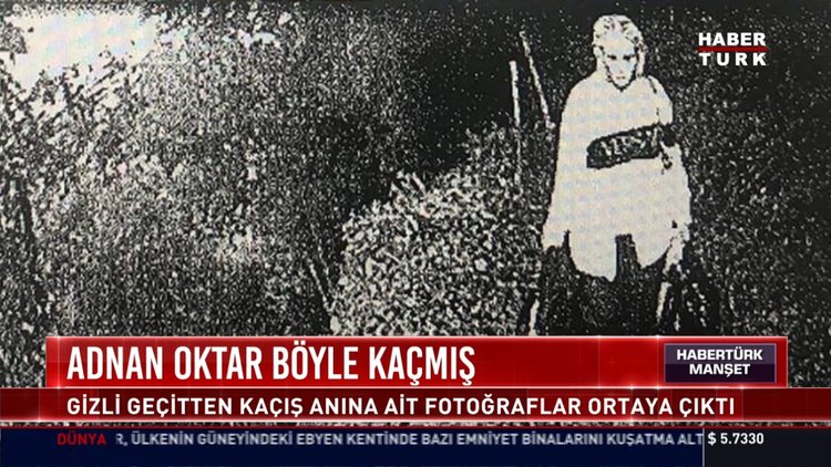Adnan Oktar'ın kaçmaya çalışırken ki görüntüleri