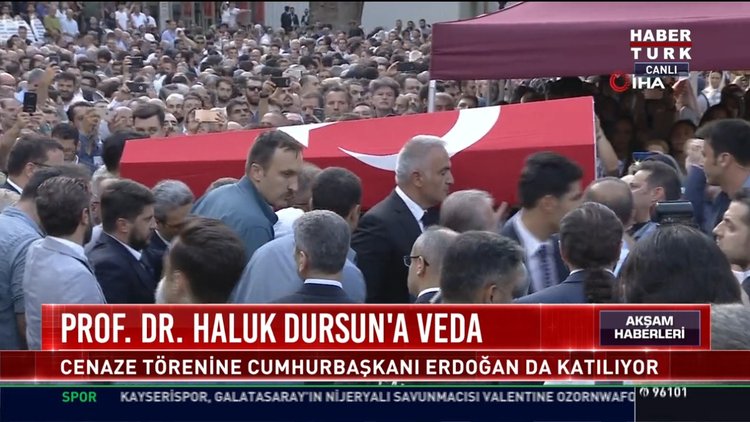 Prof.Dr.Haluk Dursun'unun son yolculuğu