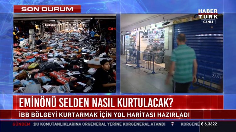 Eminönü selden nasıl kurtulacak?