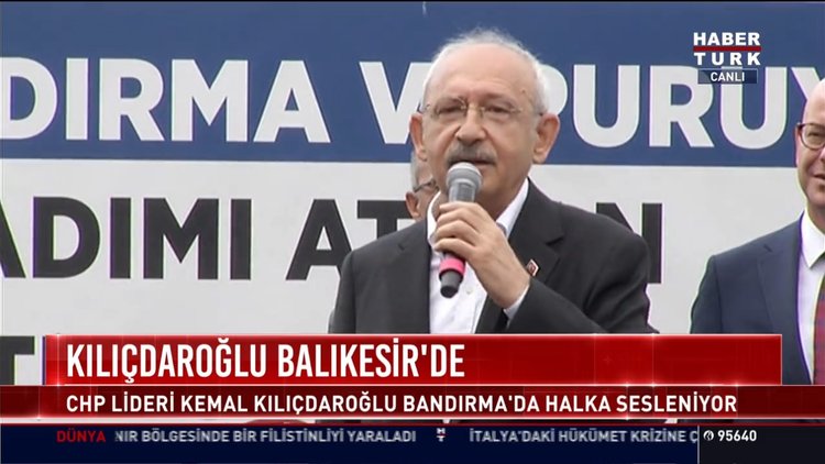 Kılıçdaroğlu Balıkesir'de halka seslendi