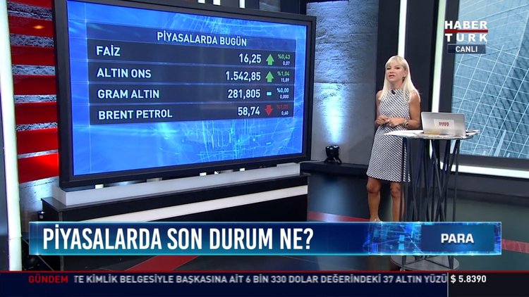 Dolar gece 6.40 TL'den döndü