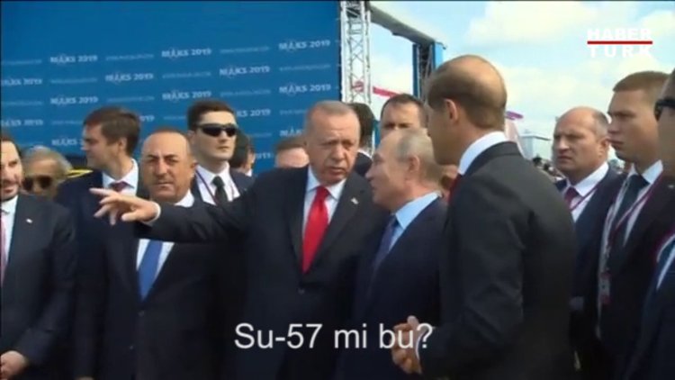 Cumhurbaşkanı Erdoğan'dan Su-57'ye yakın ilgi