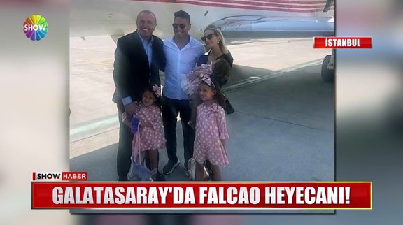 Galatasaray'da Falcao heyecanı!