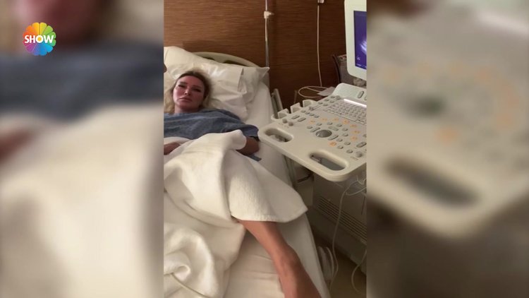 Seren Serengil bebeğini düşürdü