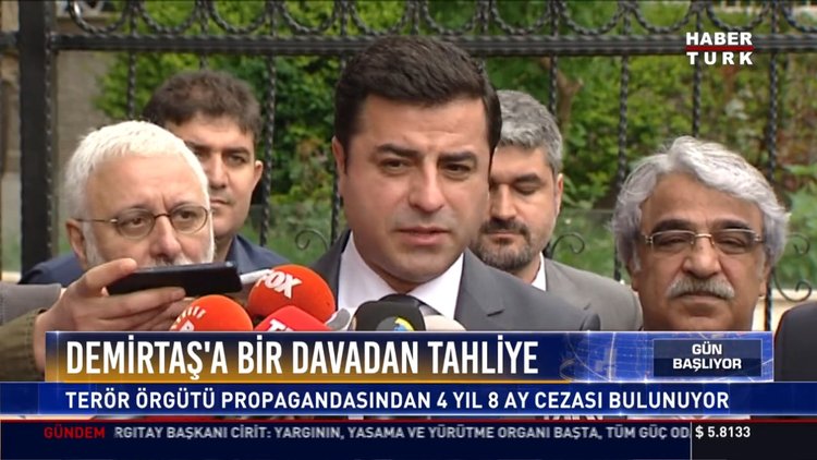 Demirtaş'a bir davadan tahliye