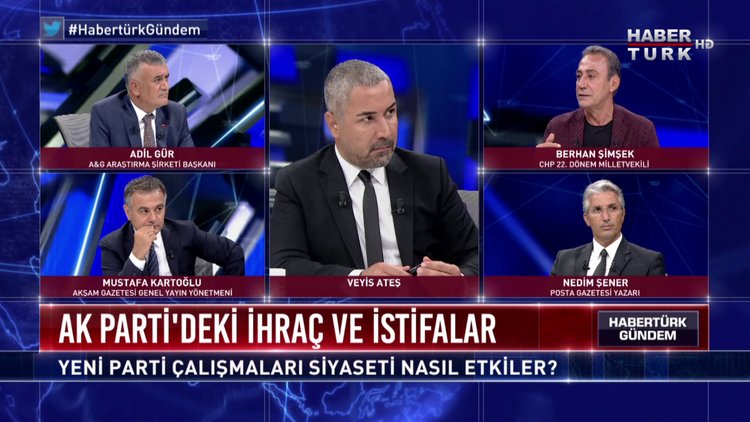Habertürk Gündem - 3 Eylül 2019 (AK Parti'deki ihraç ve istifalar siyaseti nasıl etkiler?)
