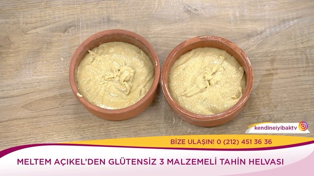 Glutensiz 3 Malzemeli Tahin Helvası